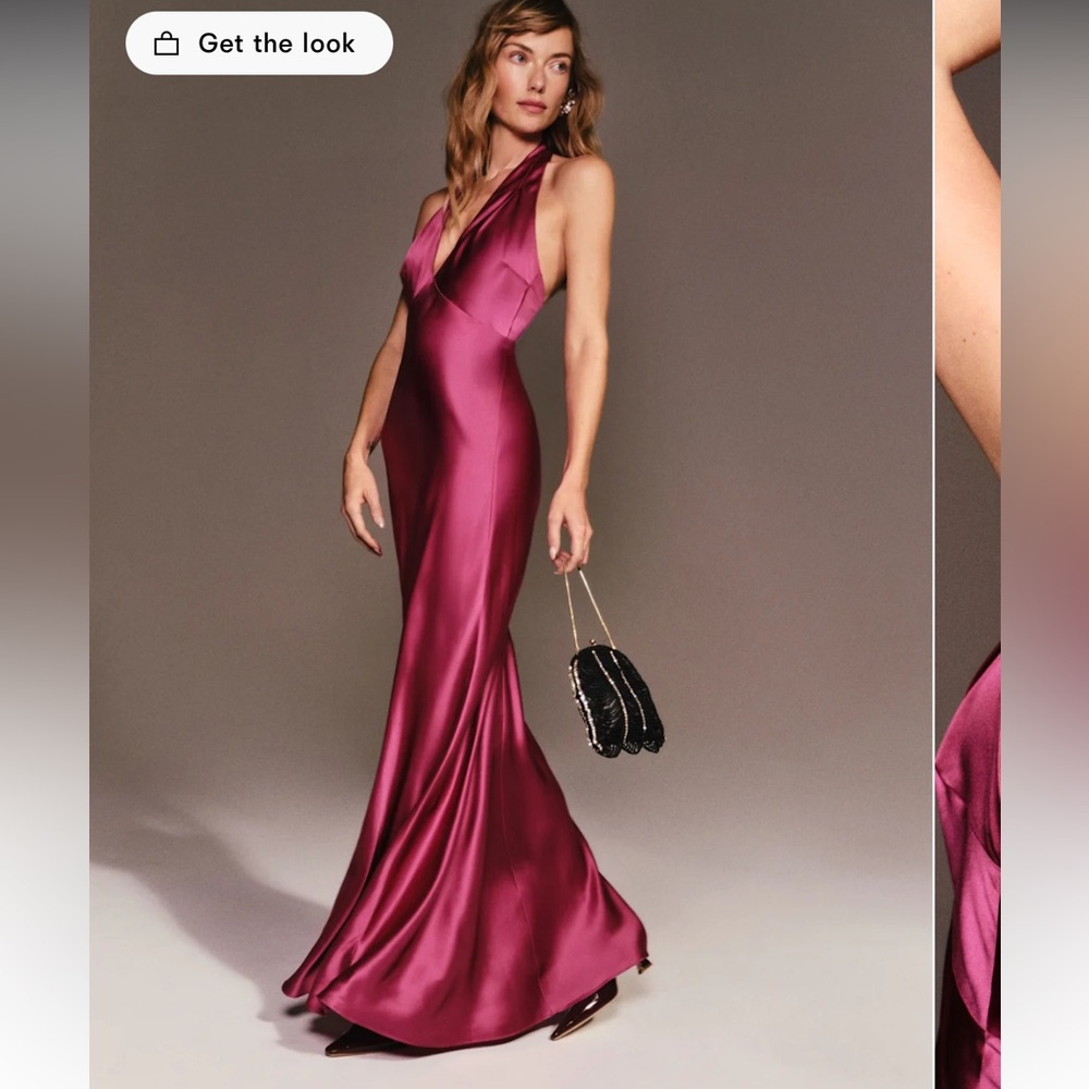 Reformation daniela silk dress